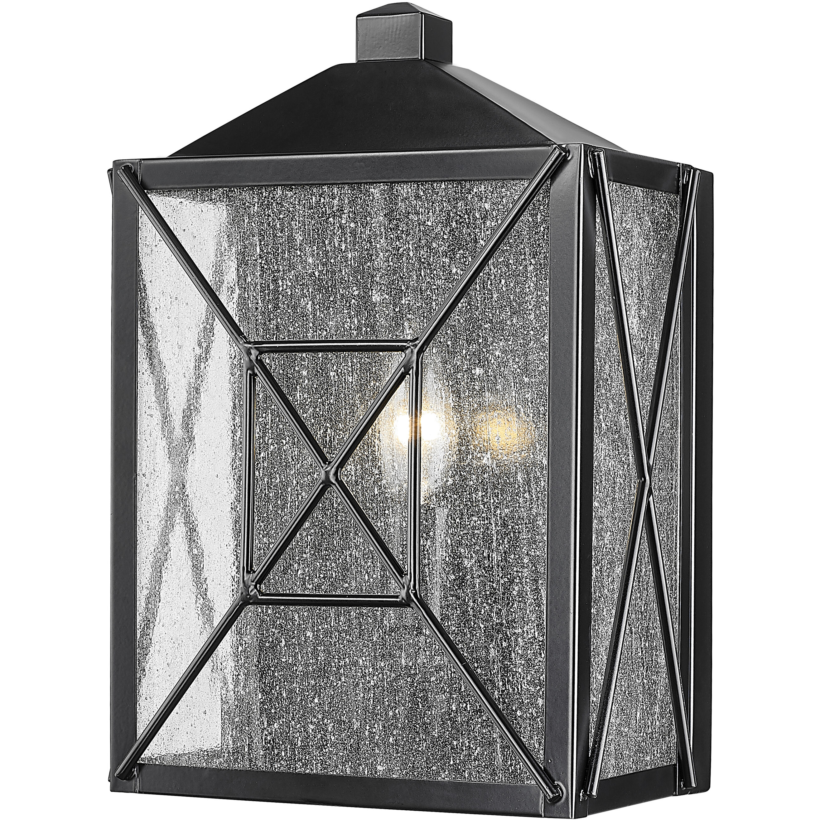 Caswell 1 Light 12.63 inch Powder Coated Black Outdoor Wall Sconce